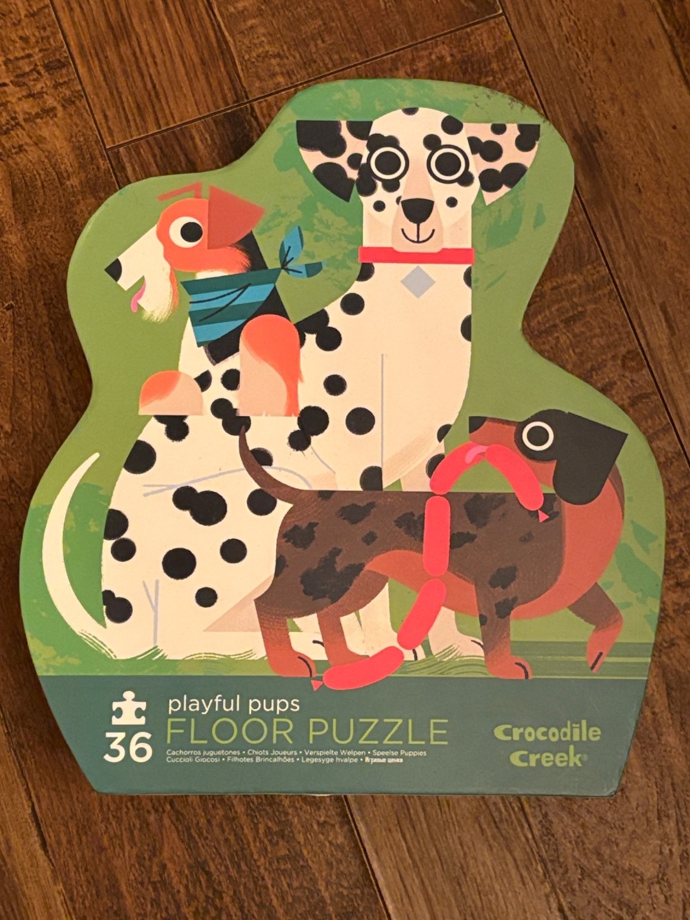 Crocodile Creek Playful Pups Floor Puzzle